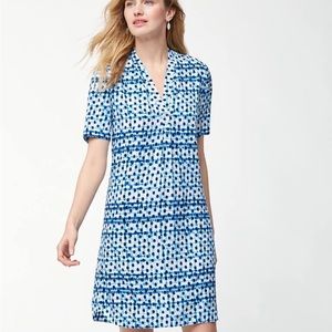 Tommy Bahama Dot Matrix Shirt Dress Sz S/P